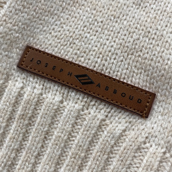 Joseph Abboud Cable/Shaker Knit Mock Neck LS Quarter Button Pullover Sweater - Picture 13 of 16